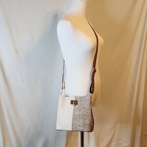 👜 🍒 Two Tone Crossbody Bag